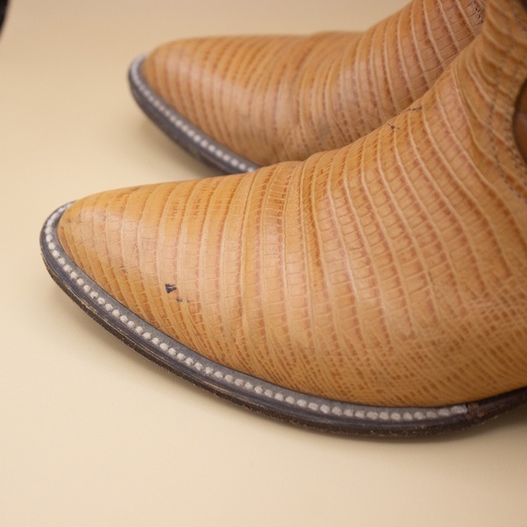 San Diego Leather Cowboy Boots Made in Mexico Women's Size 6 - Picture 2 of 11